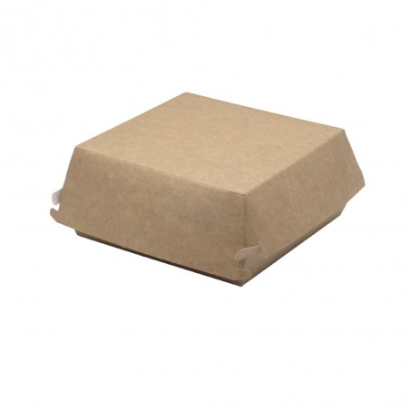 Burgerbox 145x145x80 Large mit Klappdeckel aus Papier 102-01-0327
