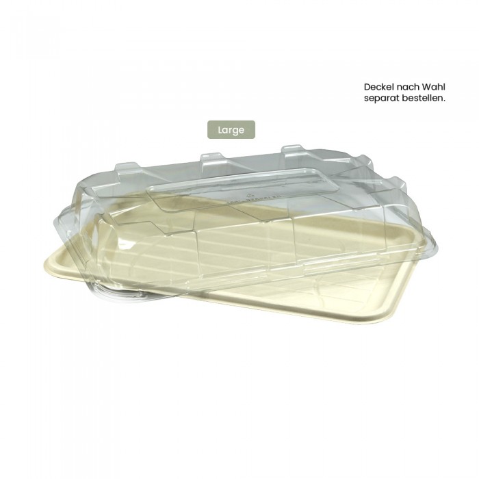 BIO Cateringplatte eckig für Kaltes und Warmes BePULP 104-05-0139