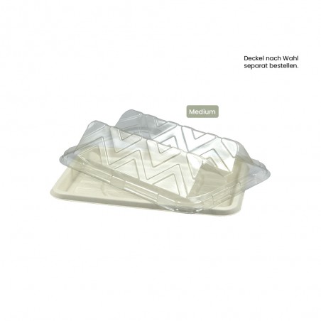 BIO Cateringplatte eckig für Kaltes und Warmes BePULP 104-05-0138