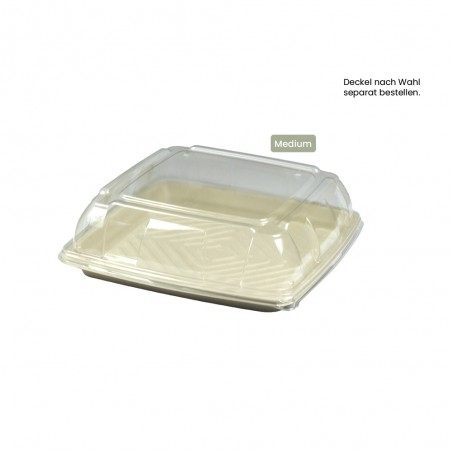 BIO Catering-Platte quadratisch für Kaltes und Warmes BePULP Medium 104-05-0155