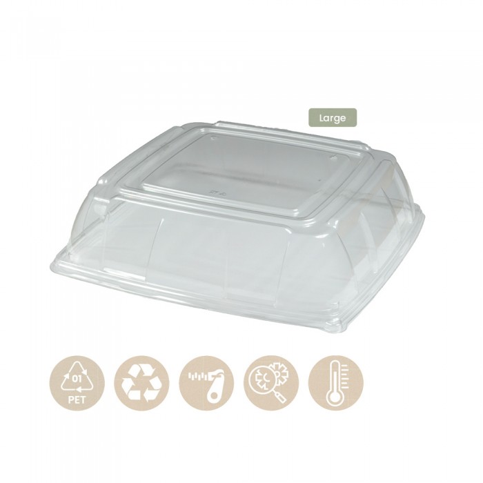 104-05-0158 Deckel für Platte Bio 36x36cm (PET)