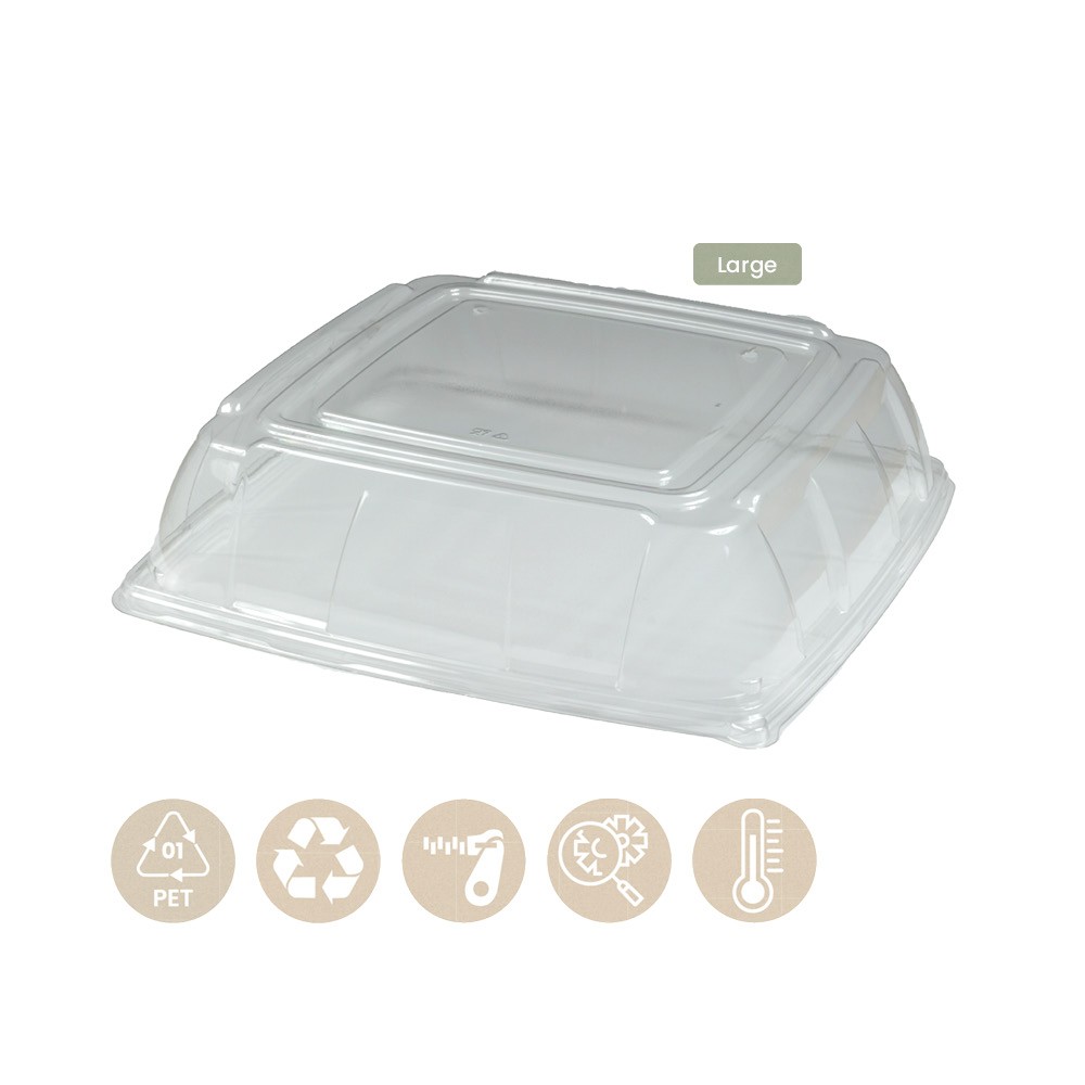 104-05-0158 Deckel für Platte Bio 36x36cm (PET)