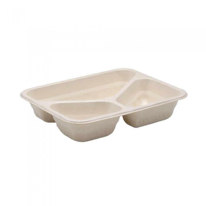 BIO Siegelschale eckig für Kaltes und Warmes aus Zellulose, 108-01-0132