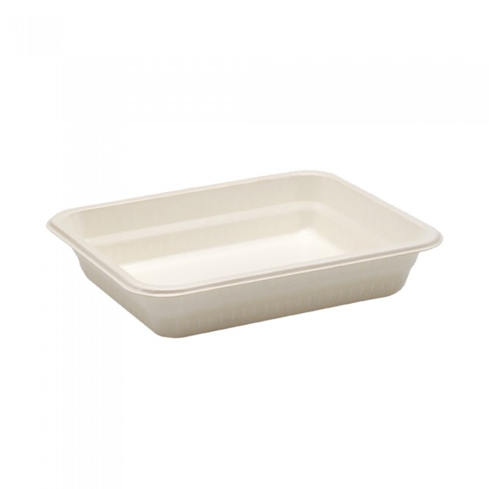 BIO Siegelschale eckig für Kaltes und Warmes aus Zellulose, 108-01-0130