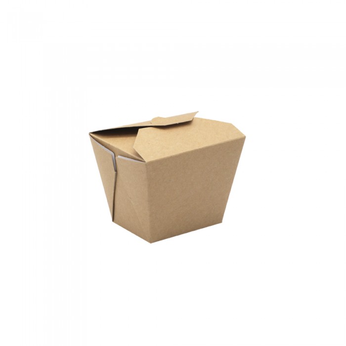 BIO Foodbox mit Klappdeckel eckig aus Papier 105-02-0044