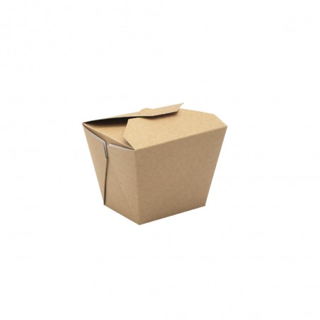 BIO Foodbox mit Klappdeckel eckig aus Papier 105-02-0044