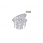 Dressingbecher - Saucenbecher mit anhängendem Deckel (PET) - ab 405 Stk.
