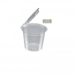 Dressingbecher - Saucenbecher mit anhängendem Deckel (PET) - ab 405 Stk.