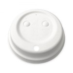 Deckel für Kaffeebecher / Getränkebecher mit Trinkloch Ø 80mm und Ø 90mm (Papier) - ab 1.200 Stk