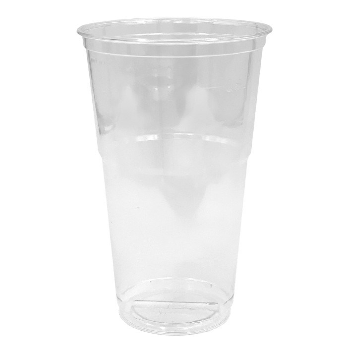 Shakebecher und Getränkebecher mit Absatz und Füllstrich aus rPET, 500 ml; 103-01-0009