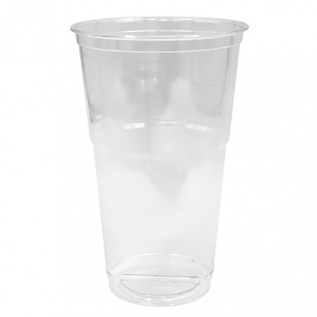 Shakebecher und Getränkebecher mit Absatz und Füllstrich aus rPET, 500 ml; 103-01-0009