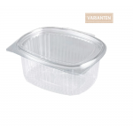 Schale für Salat/Sandwich mit anhängendem Deckel - öldicht