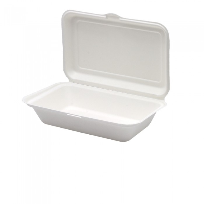 BIO Menübox mit Klappdeckel 1tlg. für Kaltes & Warmes aus PULP 124-01-0011