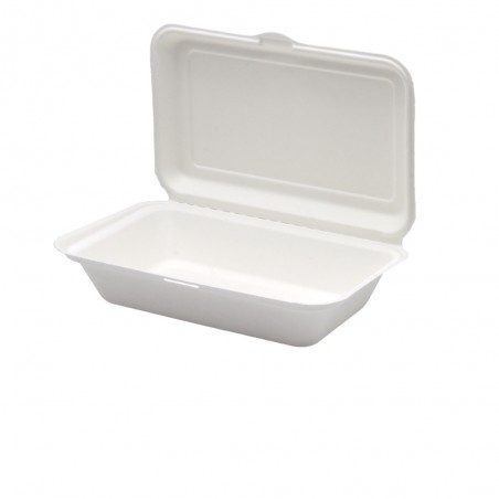 BIO Menübox mit Klappdeckel 1tlg. für Kaltes & Warmes aus PULP 124-01-0011