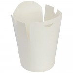 BIO Foodbox mit Faltdeckel rund (Papier) - ab 500 Stk.