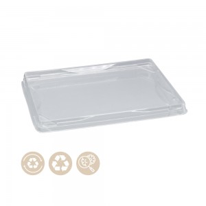 105-02-0105 rPET Deckel für Bio Schale Fuzione 1.053ml