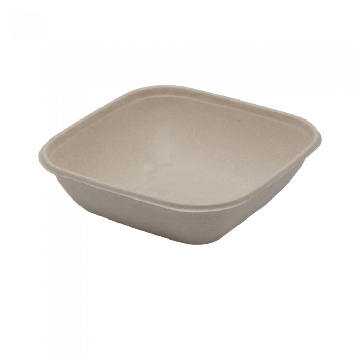 BIO Menüschale quadratisch für Kalte & Warmes (PULP) 750ml 104-05-0140