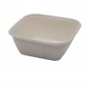 BIO Menüschale quadratisch für Kaltes & Warmes (BePULP) - ab 300 Stk.