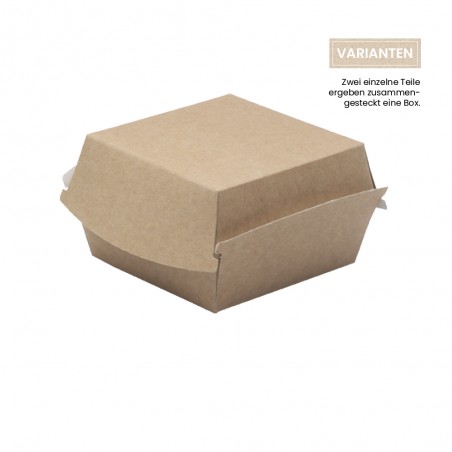 BIO Burgerbox - Foodtray offen 105-01-0163, 105-01-0164, 105-01-0165